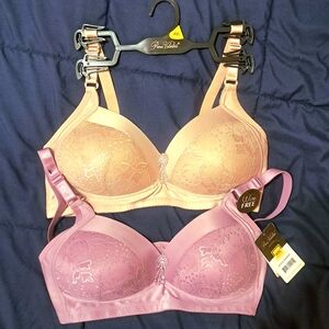 Women's Lace Bra Set - Pink